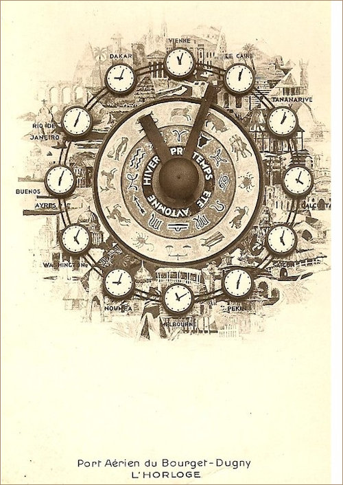 Decorative Clock with seasonal and destination information