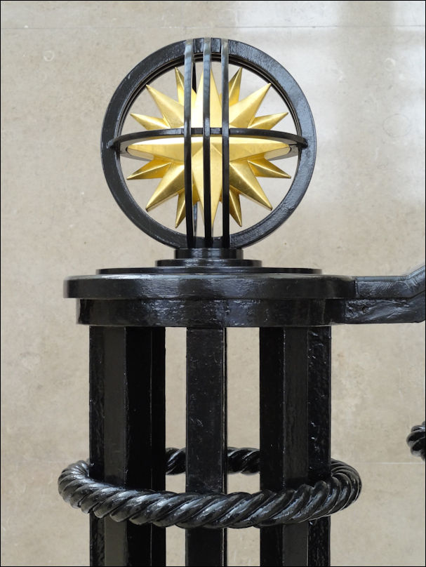 Sunburst Design on stairwell