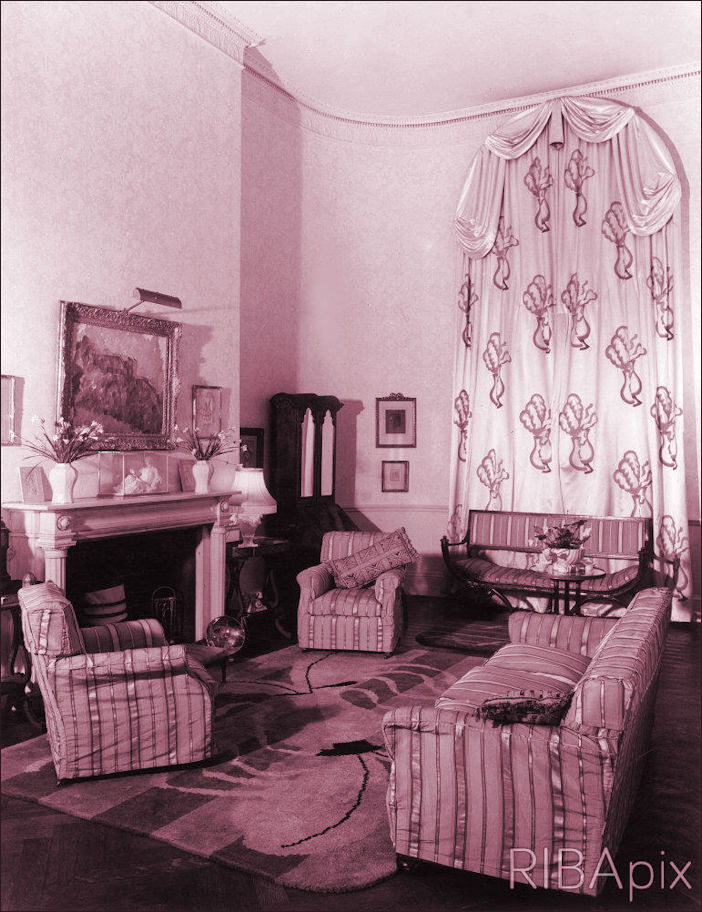no.30 Portland Place - The carpet here was designed by Marion Dorn. 