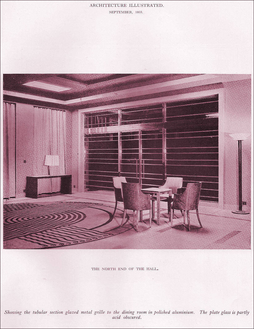 North End of the Hall at the Midland Hotel 1933