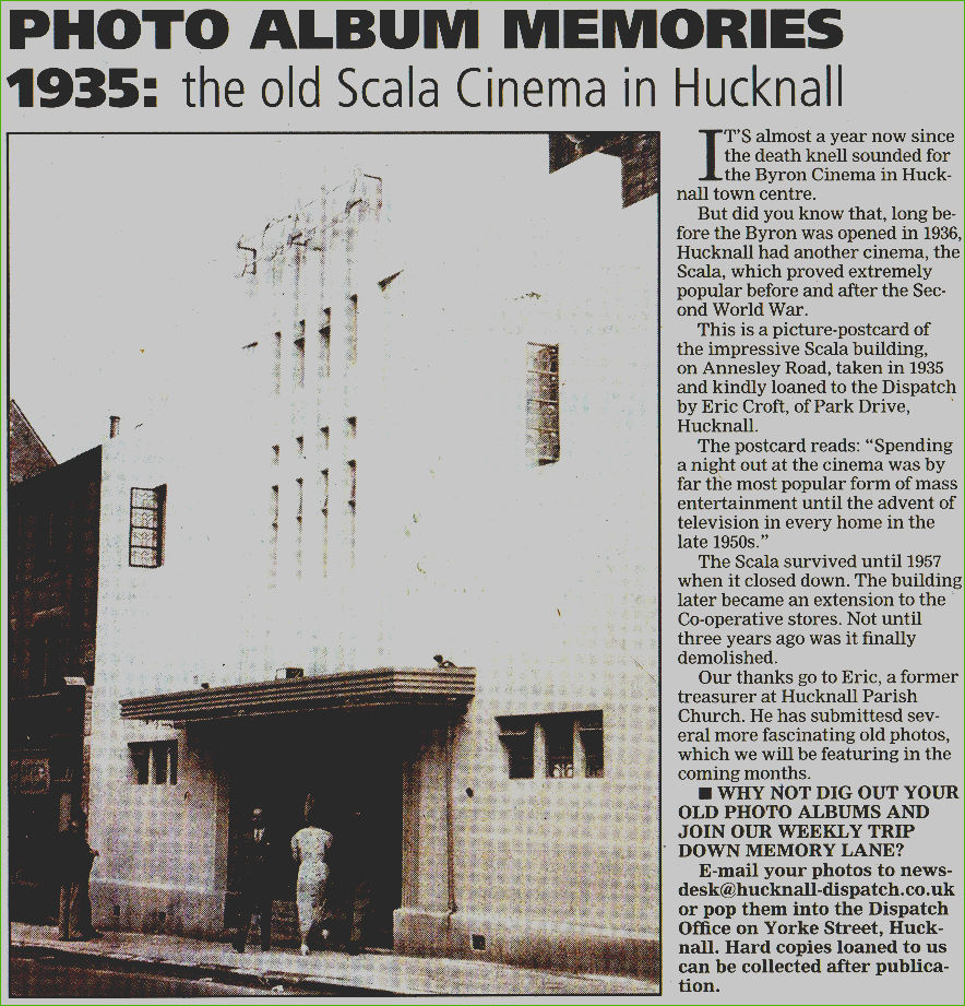 Scala Cinema in Hucknall