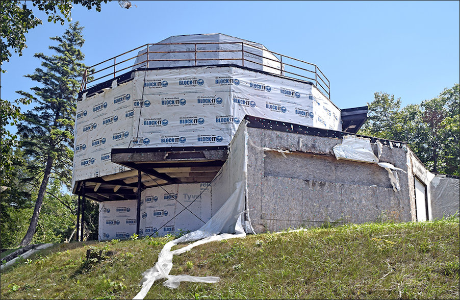 House of Tommorrow under wraps awaiting restoration