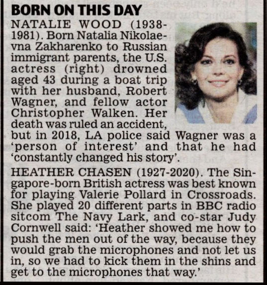 Heather Chasen birth date