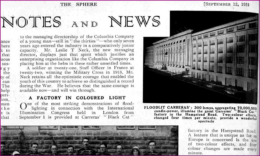 Black Cat Factory illuminations