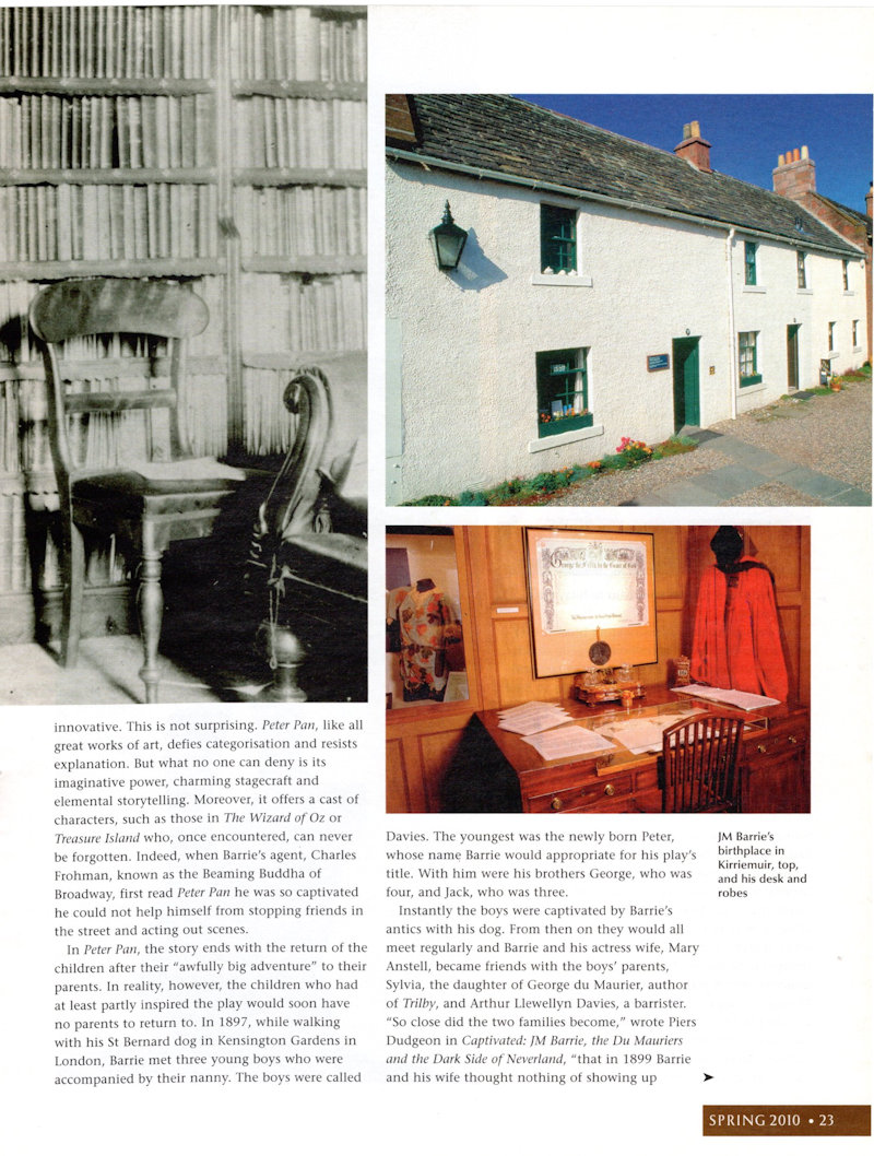 JMB input accompanying article entitled Where the Dream came alive continued