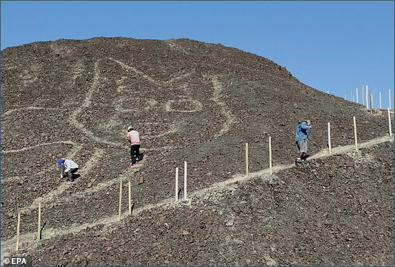 Nazca Cat Excavation Site