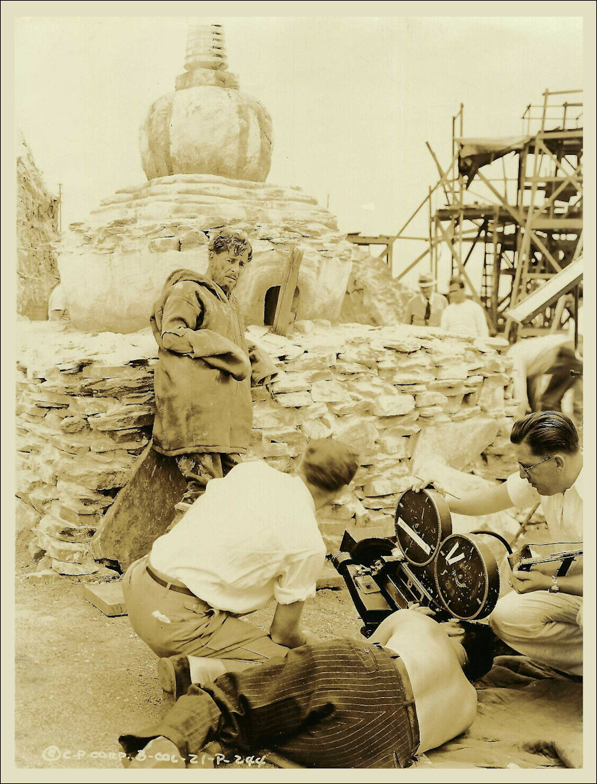 Action Shot of Ronald Coleman apporaching Shangri-La