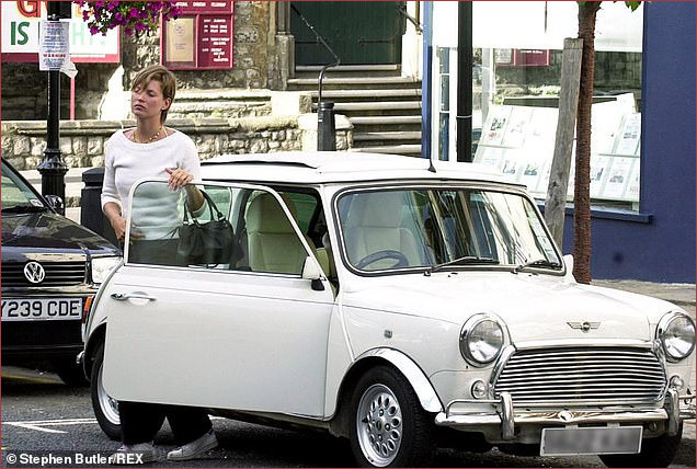 Kate Moss's Mini in 2001