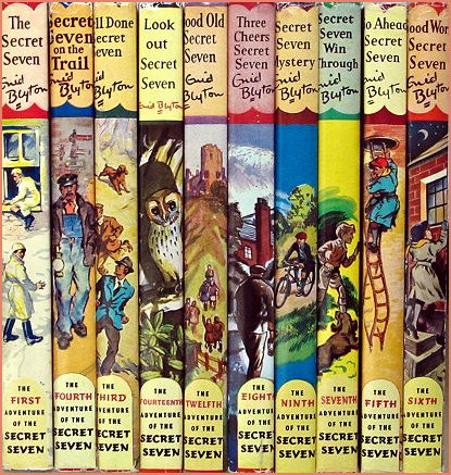 The Secret seven series by Enid Blyton