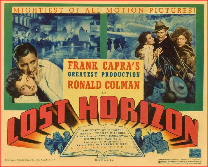 Lobby Card Lost Horizon