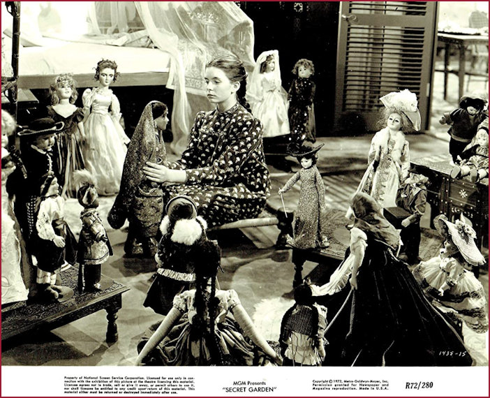 The Secret Garden Publicity Photo showing Margaret O'Brien