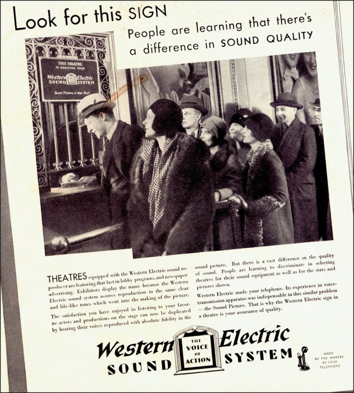 WE advert to recognise better quality sound