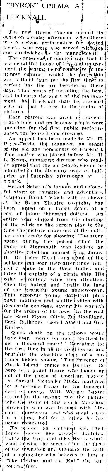 Original Newspaper column from 1936