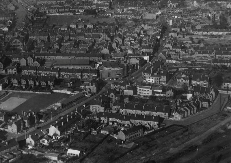 Byron  as seen from the air