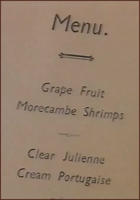 Menu details