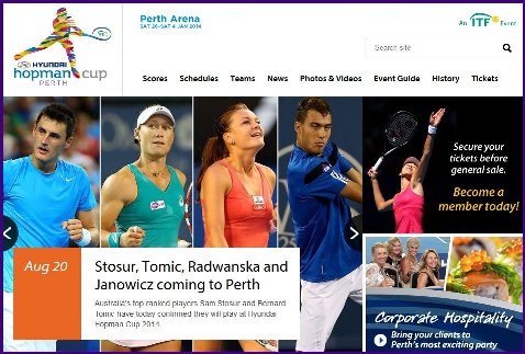 Hopman Cup Advertising