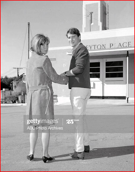 Rita and Norman in front of the Fire Station