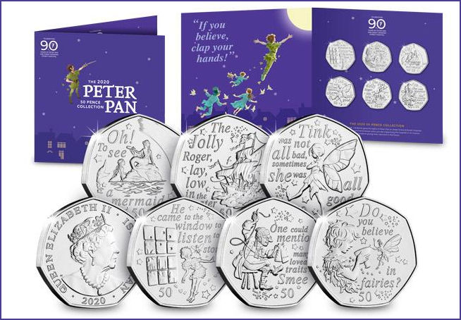 Silver Coins set of 6