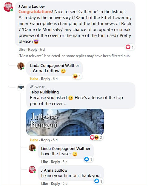 My response to Telos publishing