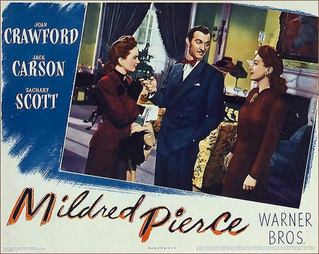 Lobby Card for Mildread Pierce 1945