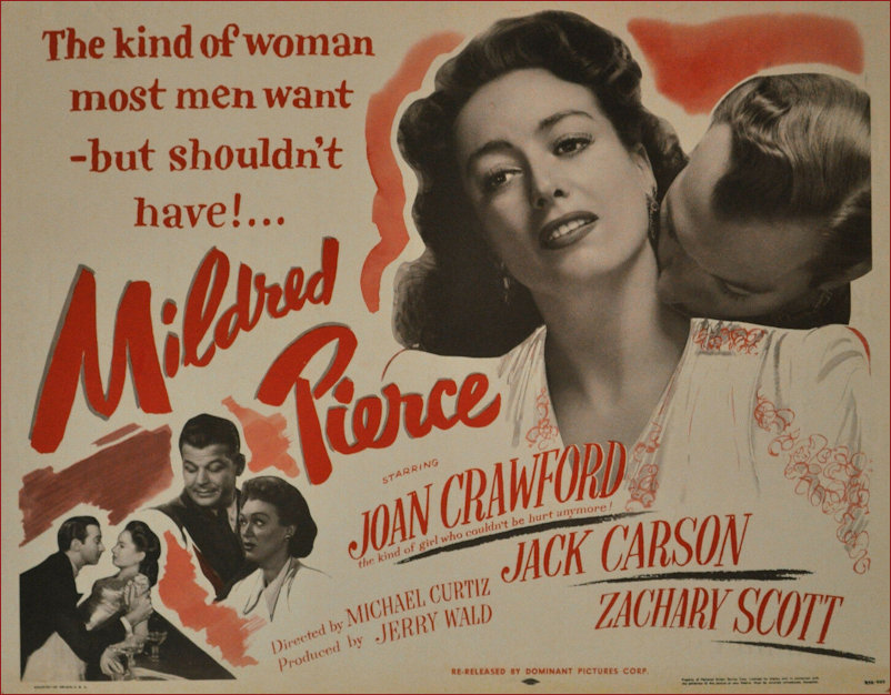 Joan Crawford as Mildred Pierce Film Poster 1945