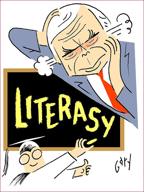 Literasy cartoon