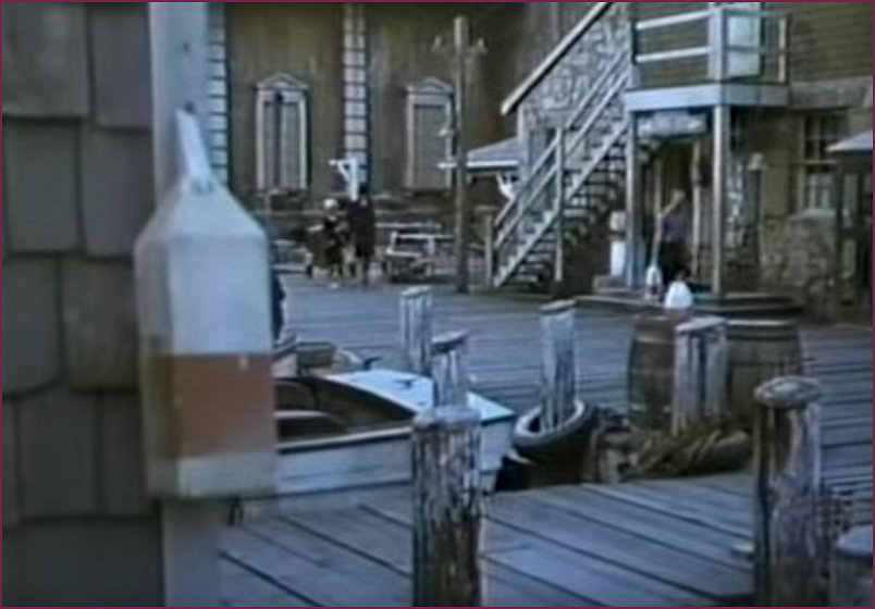 Wharf view with Boarding House entrance and Chowder Pot