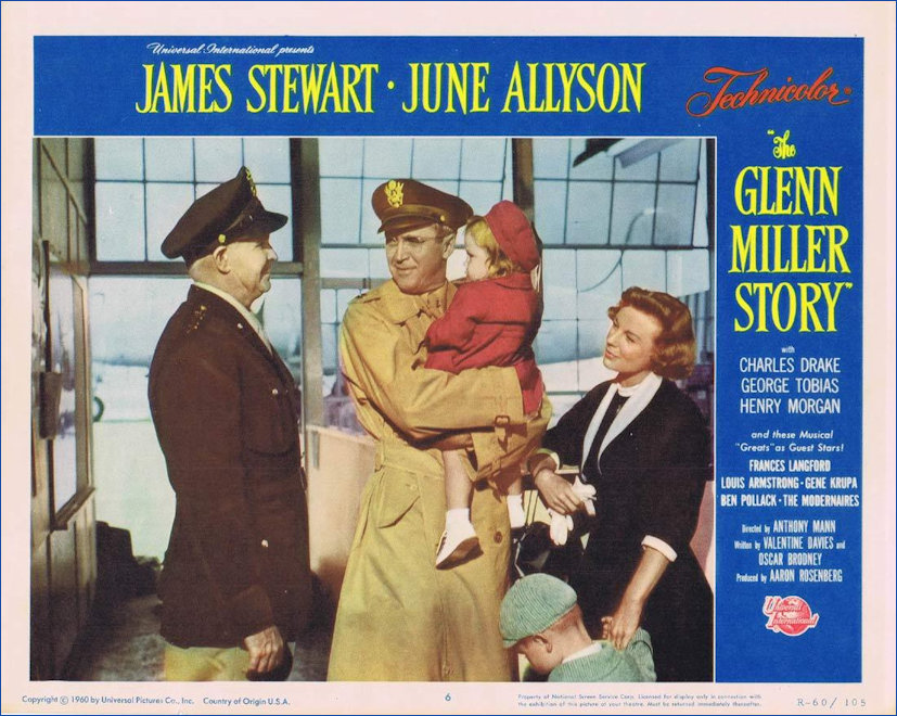 Lobby Card Glenn Miller Story