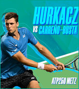 Hurkacz wins Metz