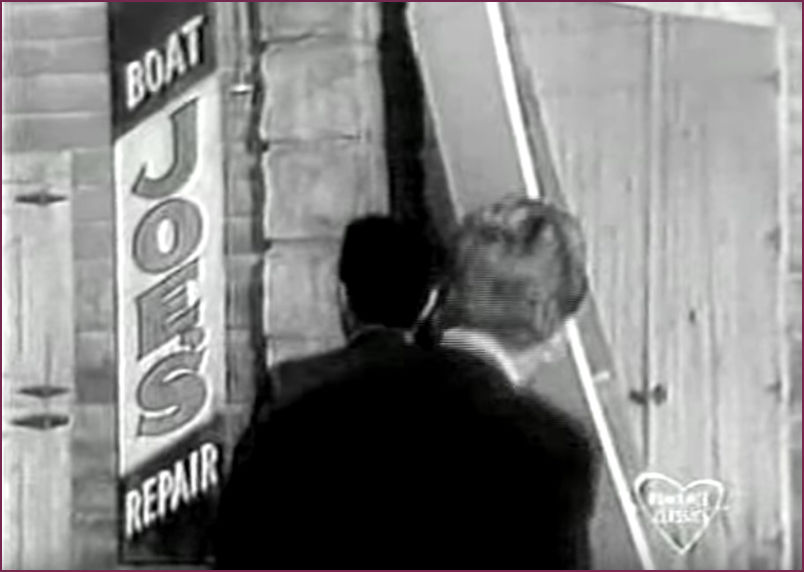 Close up of Joes repair shop