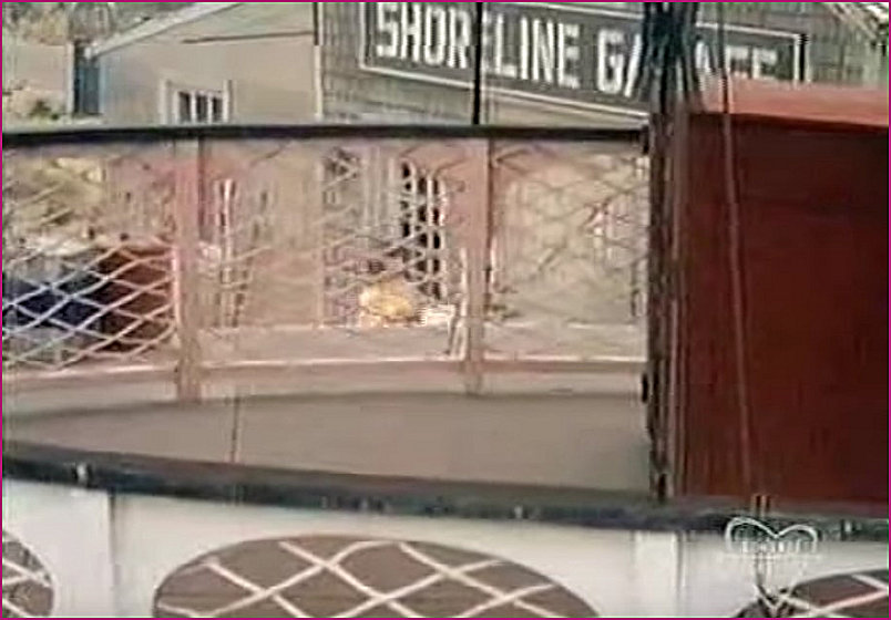 Close up of the interior of the Riverboat