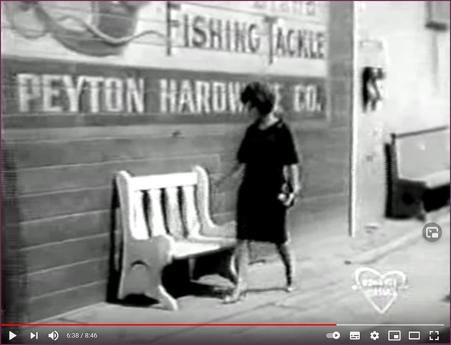 Detailed view of the passageway on the Wharf