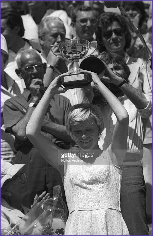 Sue Barker French Open Champion