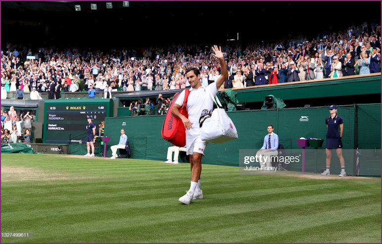 Federer exits Centre Court Wimbledon 2021