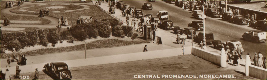 Car models on promenade