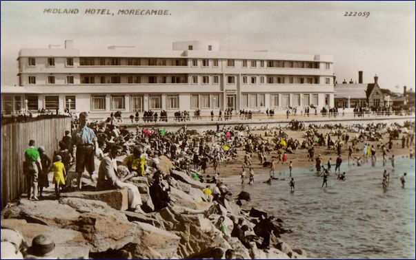 Rear of Htel from the beach
