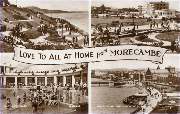Midland Hotel multi-view card