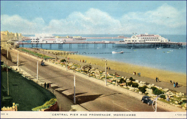 Central Pier and Promenade in Morecambe