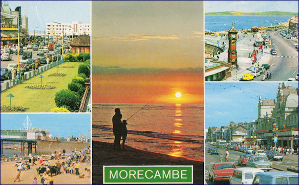 Morecambe sunset multi-view