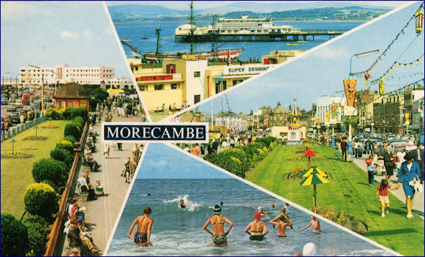 Colour multi-view of Morecambe