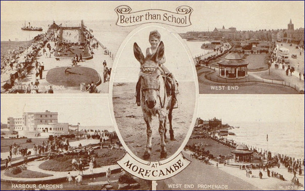 Better than School multi-view postcard