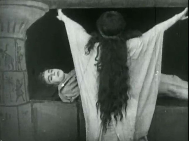 A dramatic thrust of uncovering the body