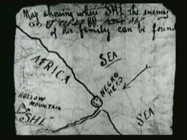 The all important map leading to the lost city