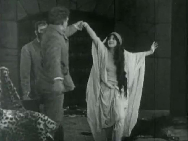 As Leo helps her from the floor Ayesha rejoices